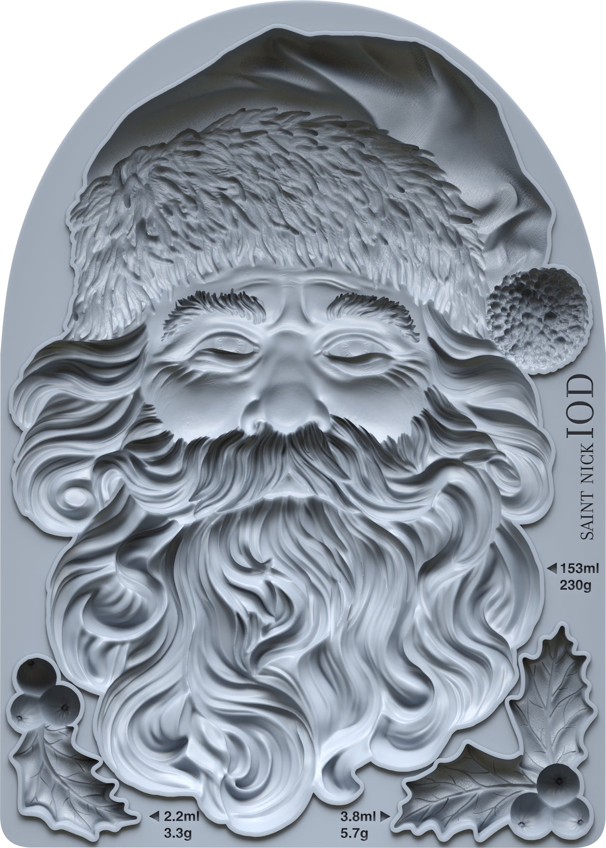 Saint Nick IOD Decor Mould