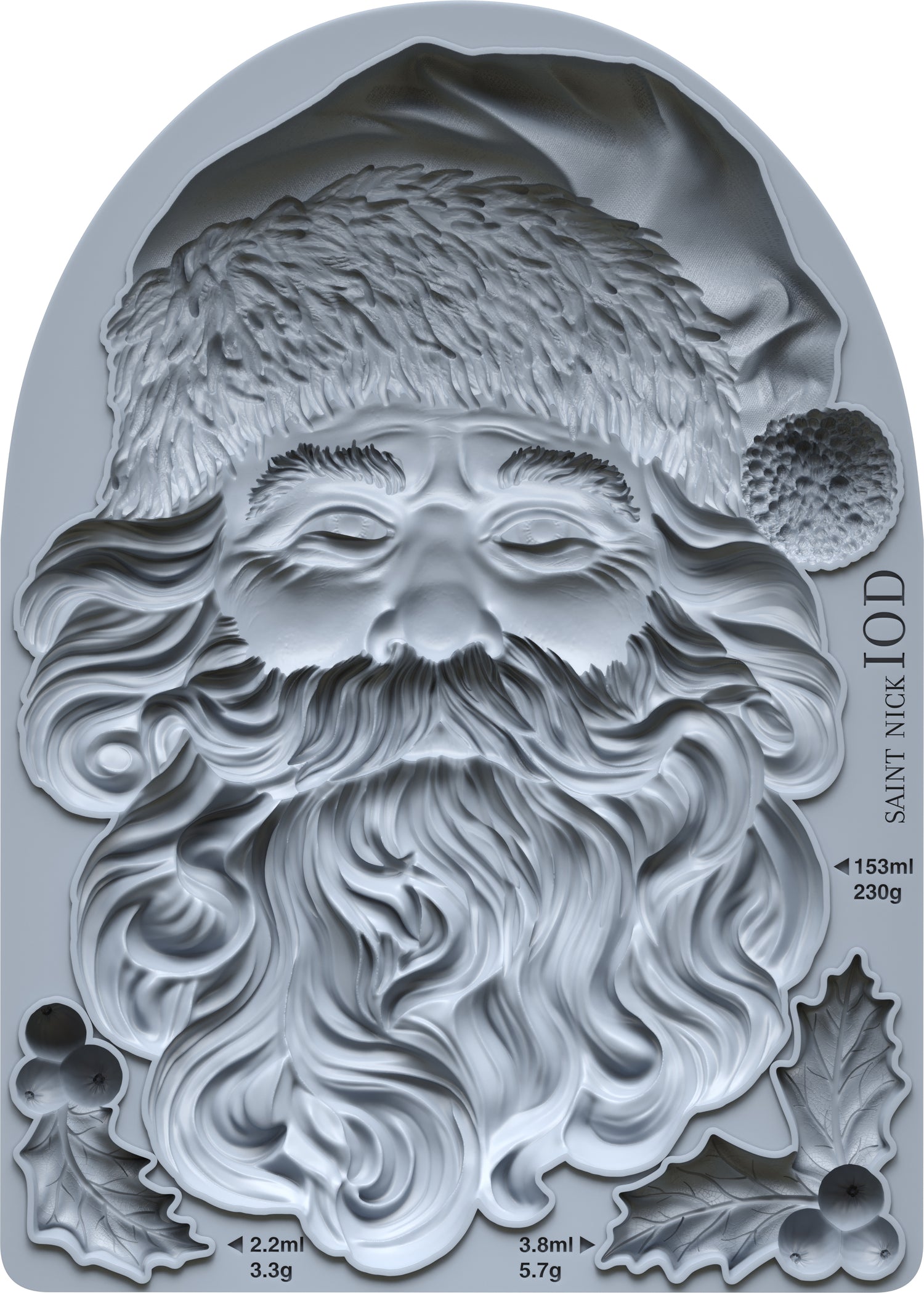 Saint Nick IOD Decor Mould