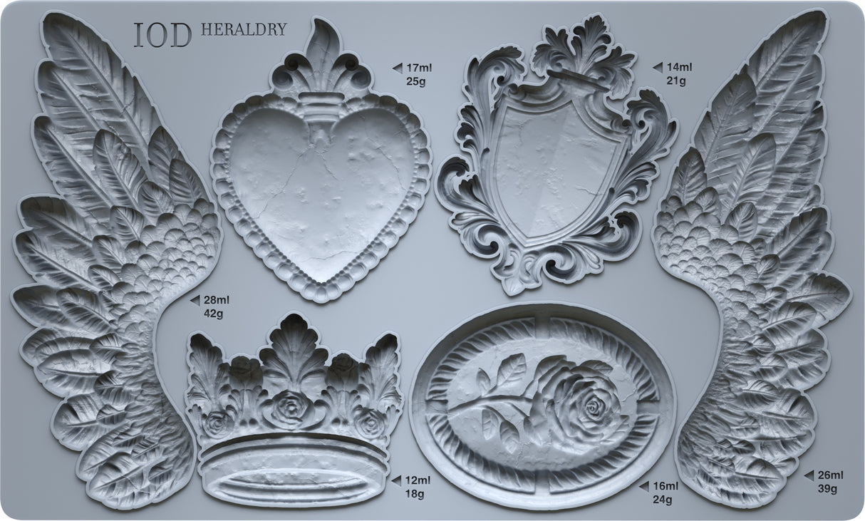 Heraldry IOD Decor Mould