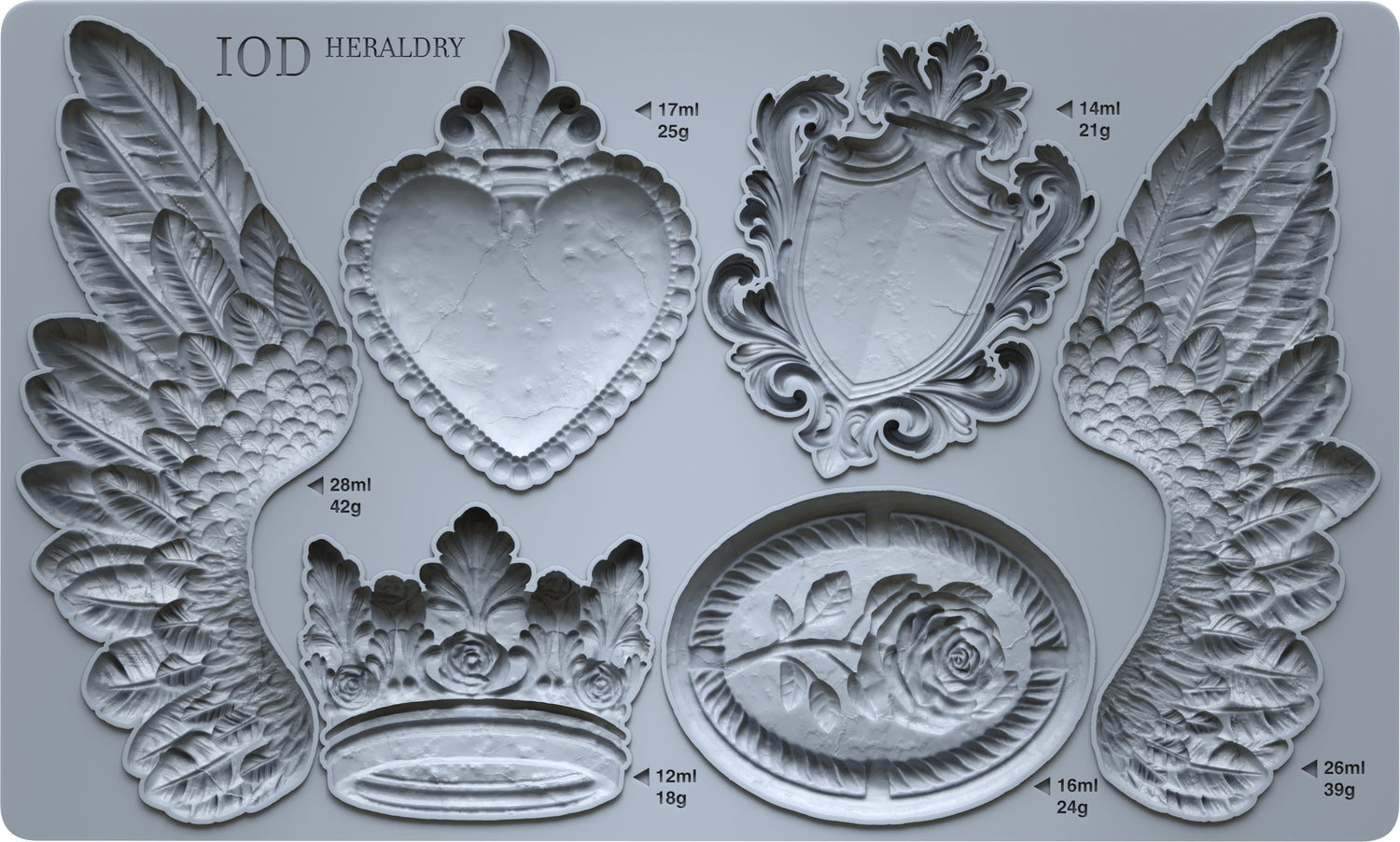 Heraldry IOD Decor Mould