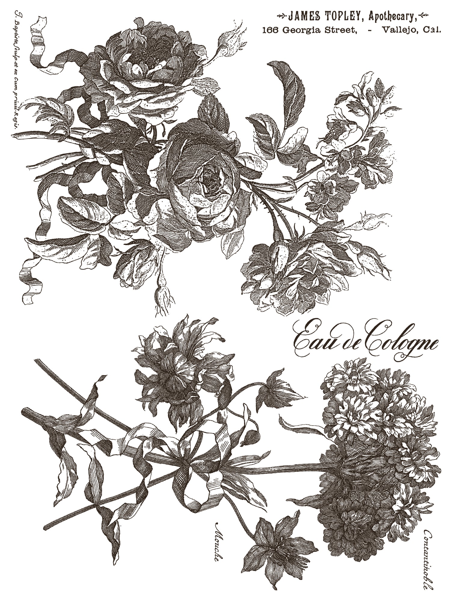 Floriography IOD Paint Inlay