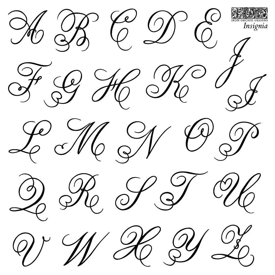 Insignia IOD Decor Stamp Set