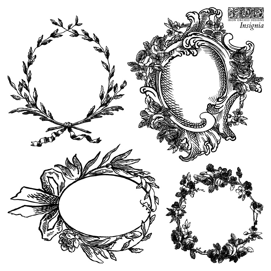 Insignia IOD Decor Stamp Set