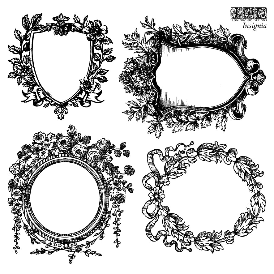 Insignia IOD Decor Stamp Set