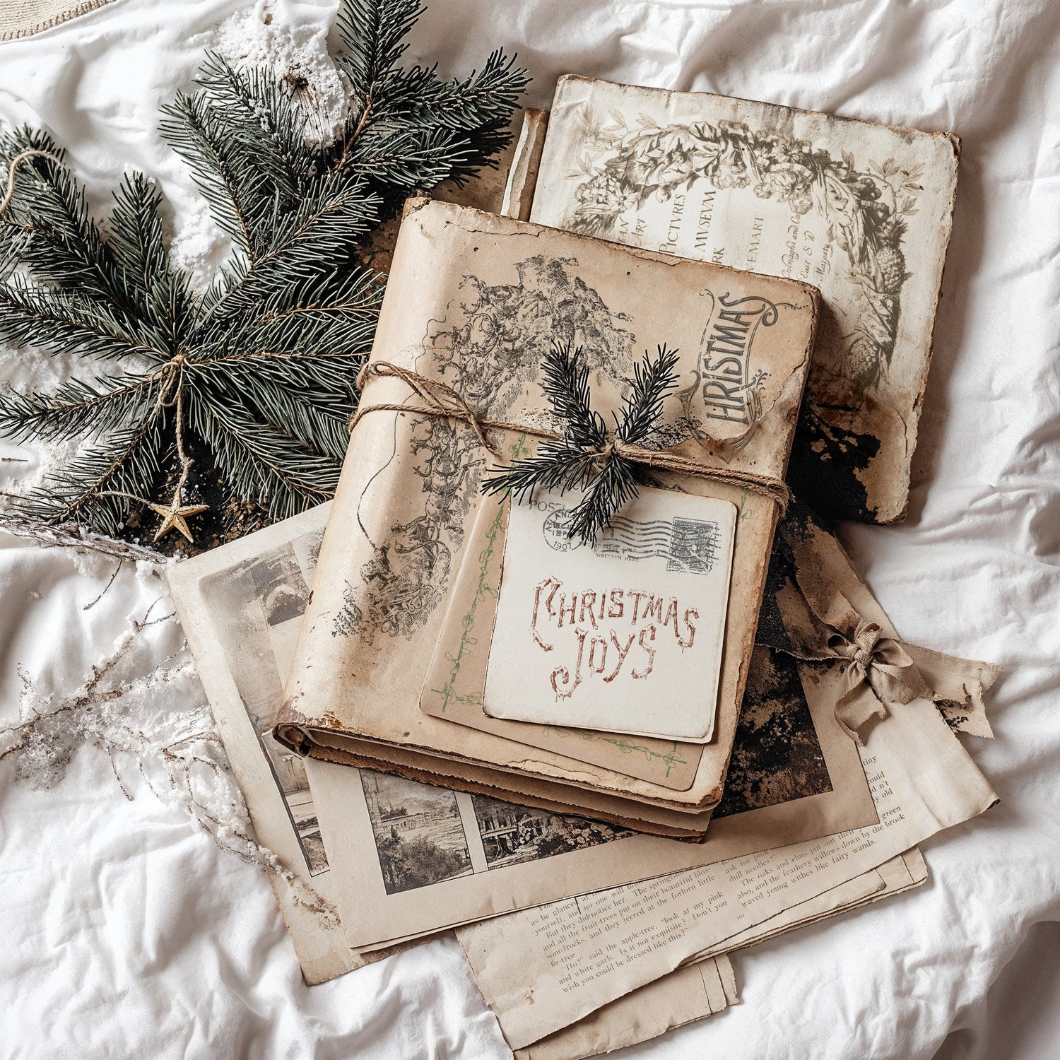 Christmas Post IOD Decor Stamp