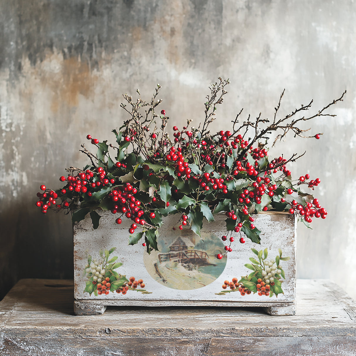 Christmas Joy IOD Transfer