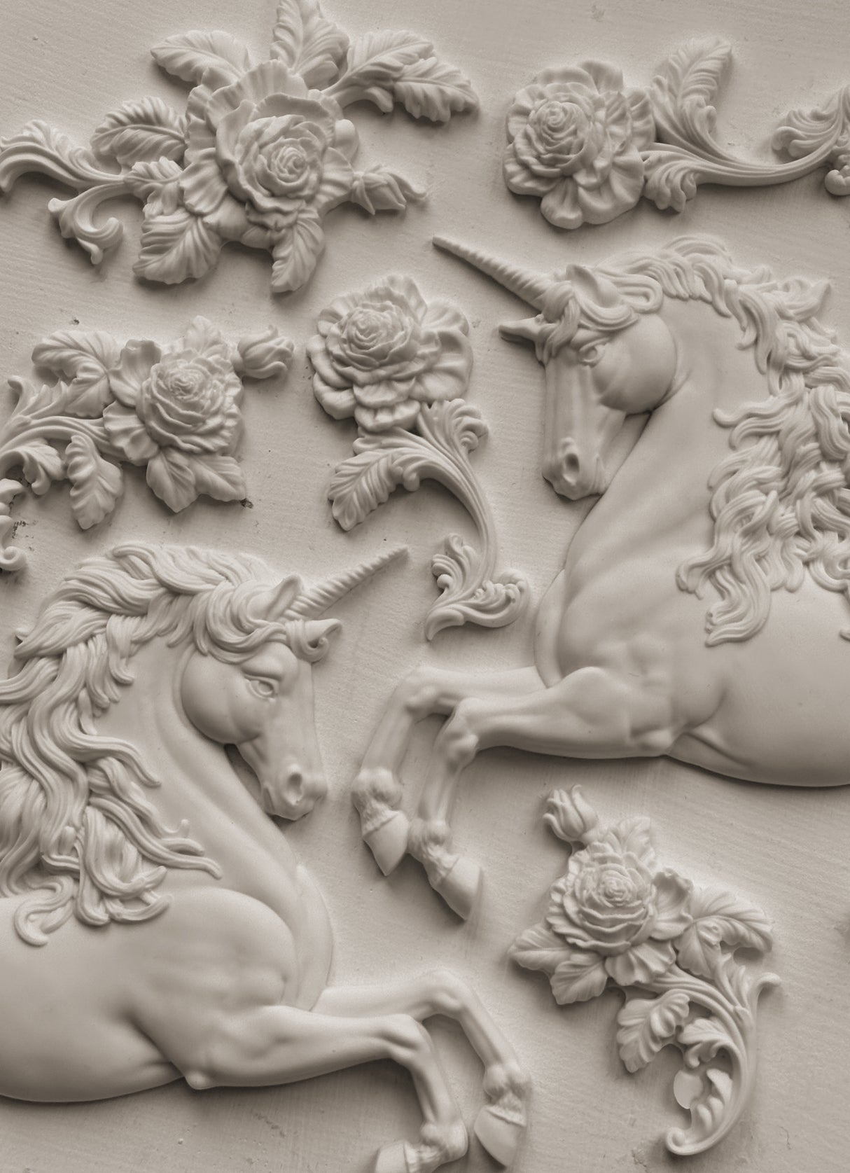 Unicorns IOD Decor Mould