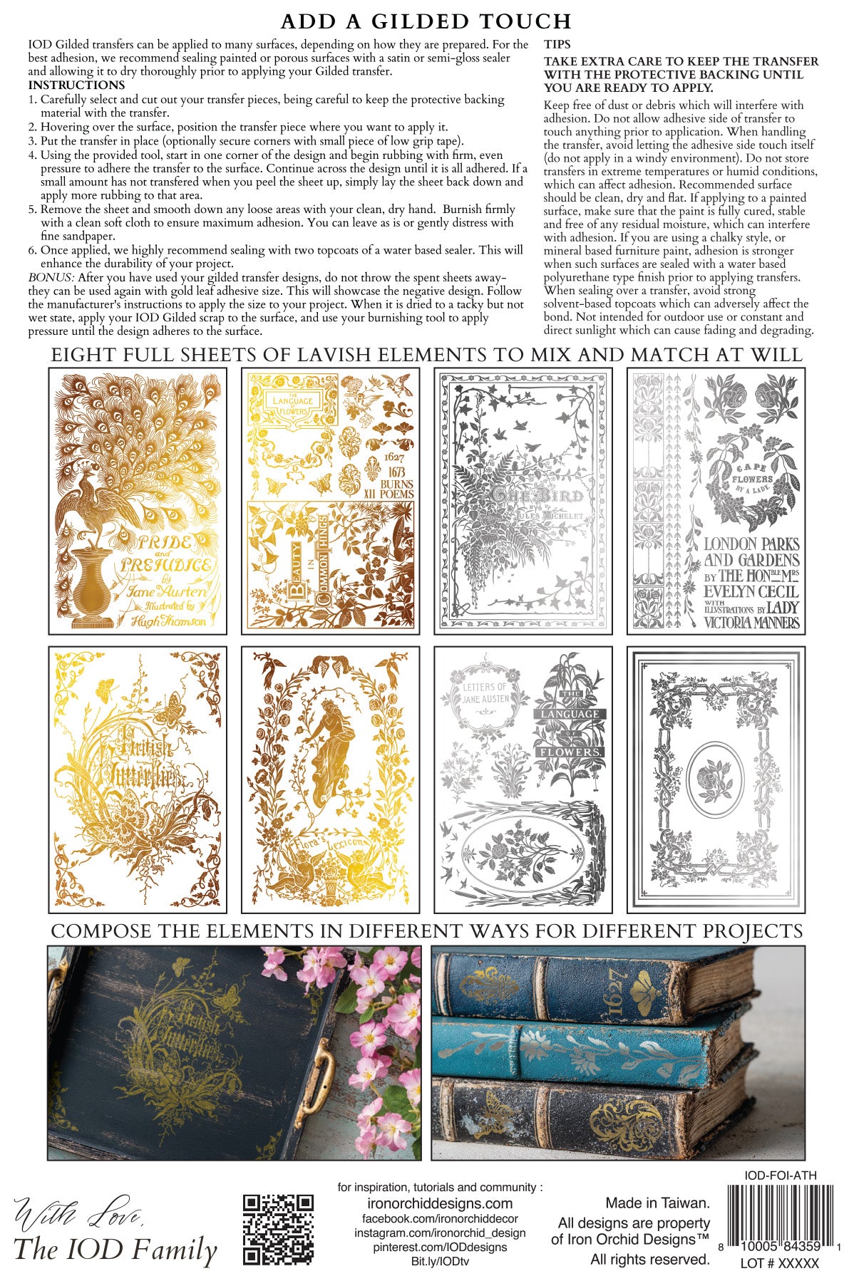 Athenaeum IOD Foil Transfer
