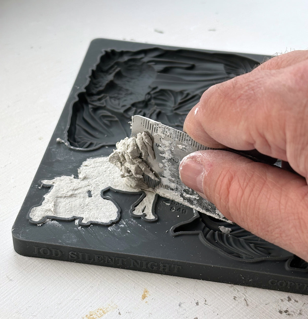 Silent Night IOD Decor Mould