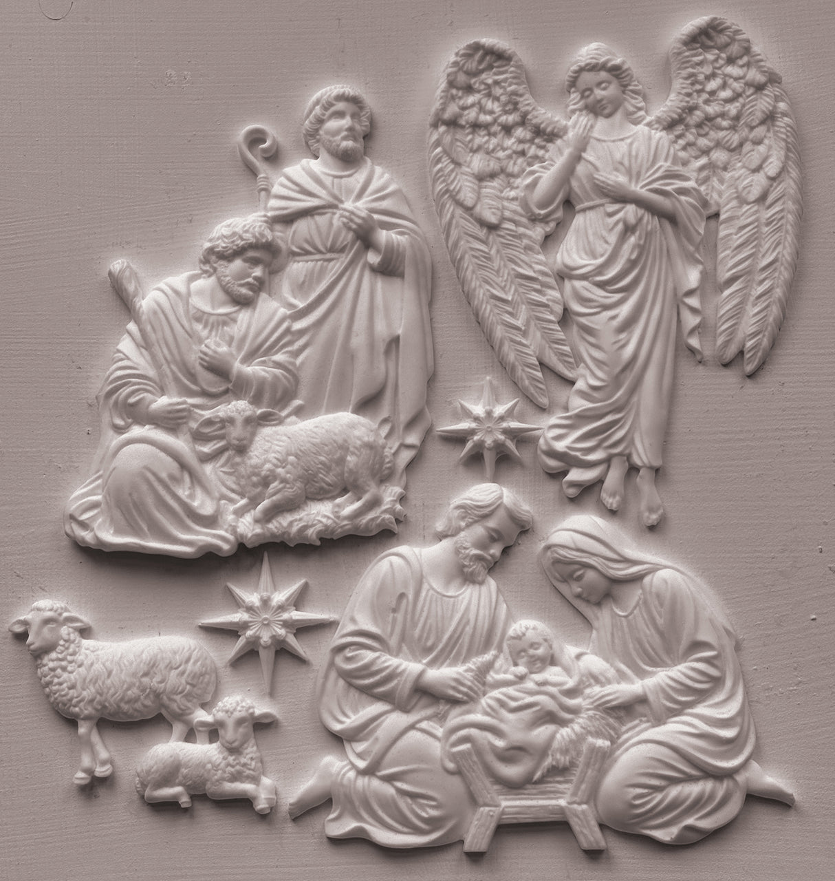 Silent Night IOD Decor Mould