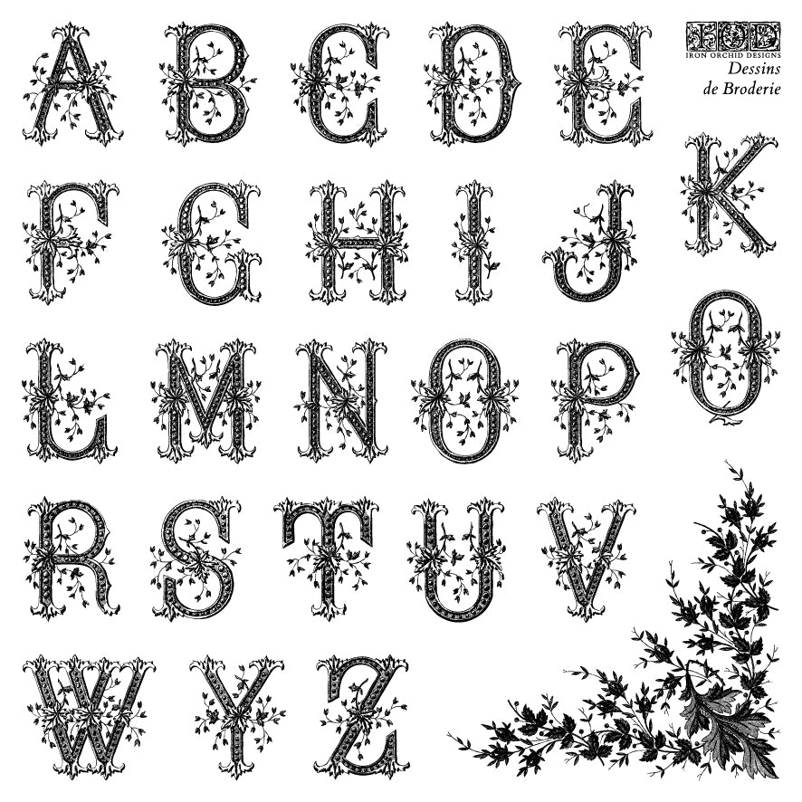 Dessins de Broderie IOD Decor Stamp