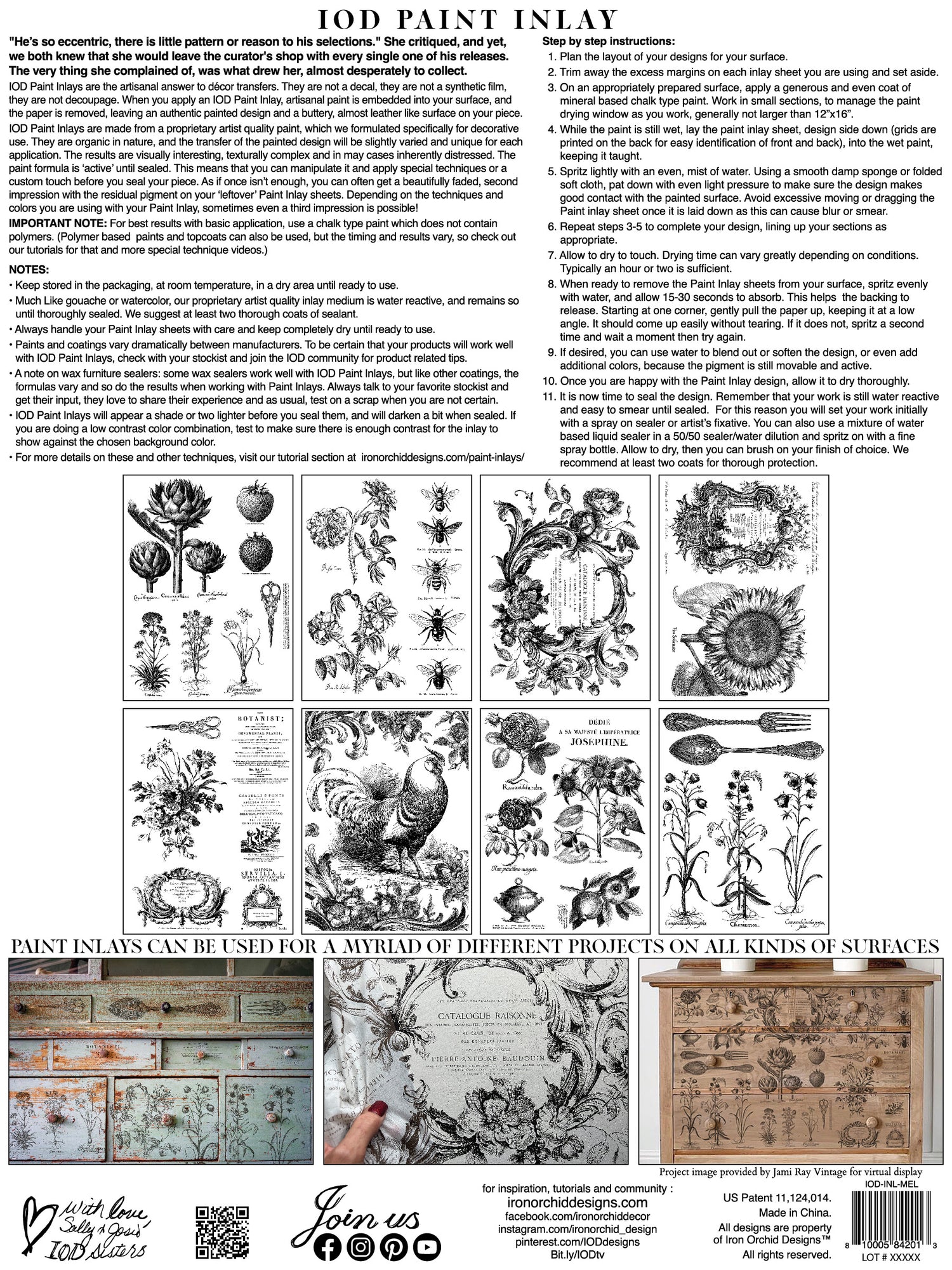 Melange IOD Paint Inlay