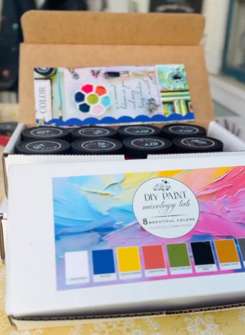 DIY Paint SAMPLER Box - 8 Colors in 2oz jars - Limited Time Only!
