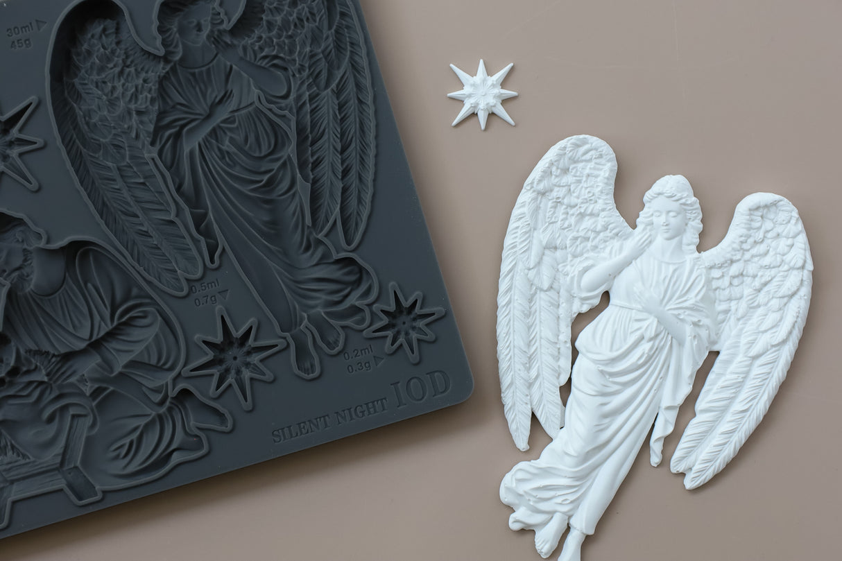 Silent Night IOD Decor Mould