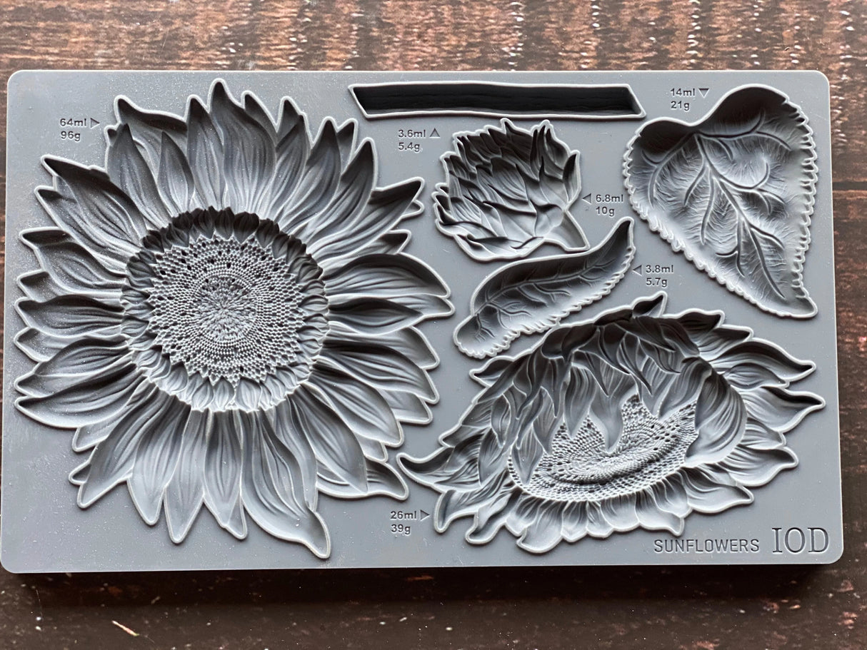 Sunflower IOD Decor Mould