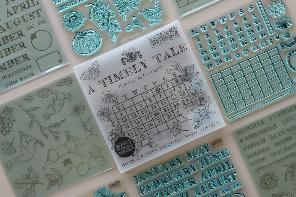 A Timely Tale IOD Decor Stamp