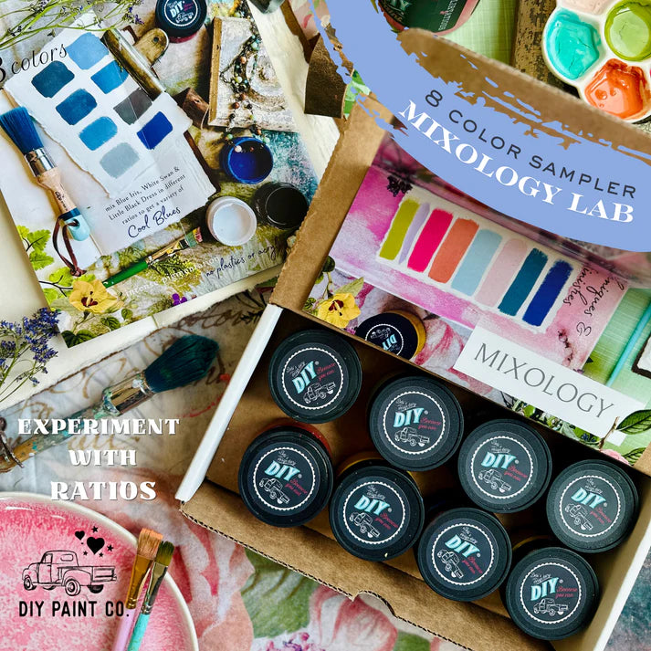 DIY Paint SAMPLER Box - 8 Colors in 2oz jars - Limited Time Only!