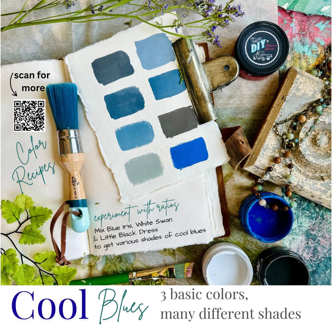 DIY Paint SAMPLER Box - 8 Colors in 2oz jars - Limited Time Only!