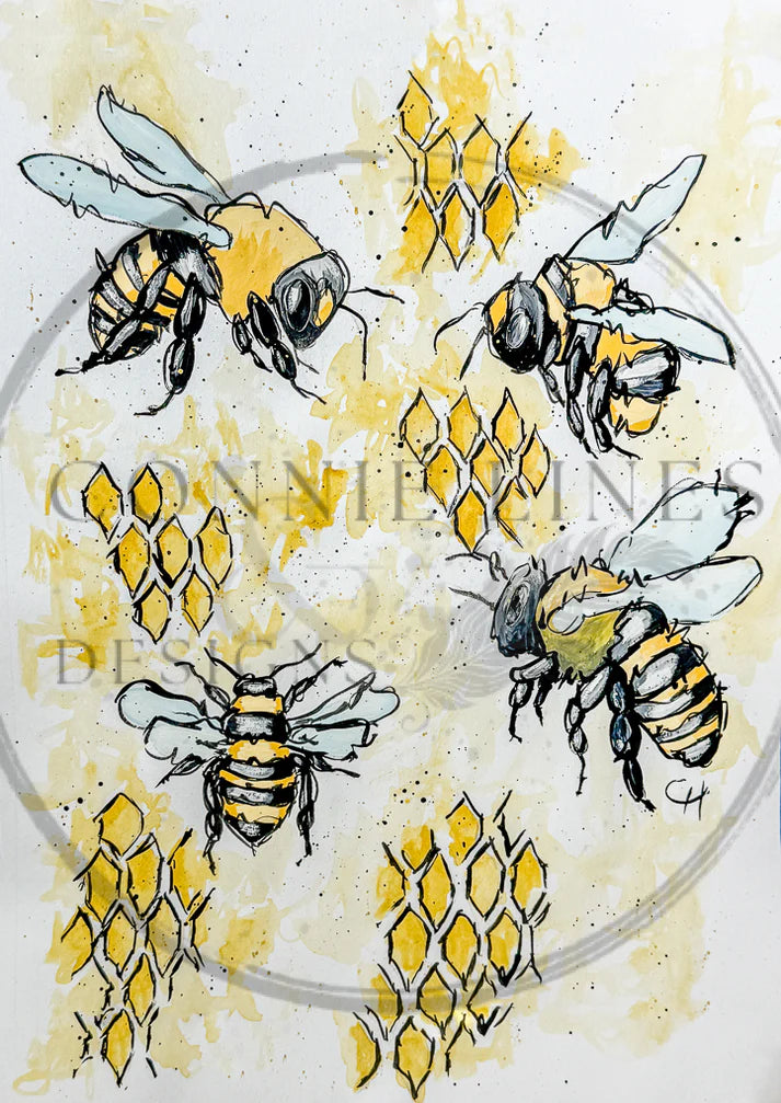 Busy Bee - Decoupage Rice Paper