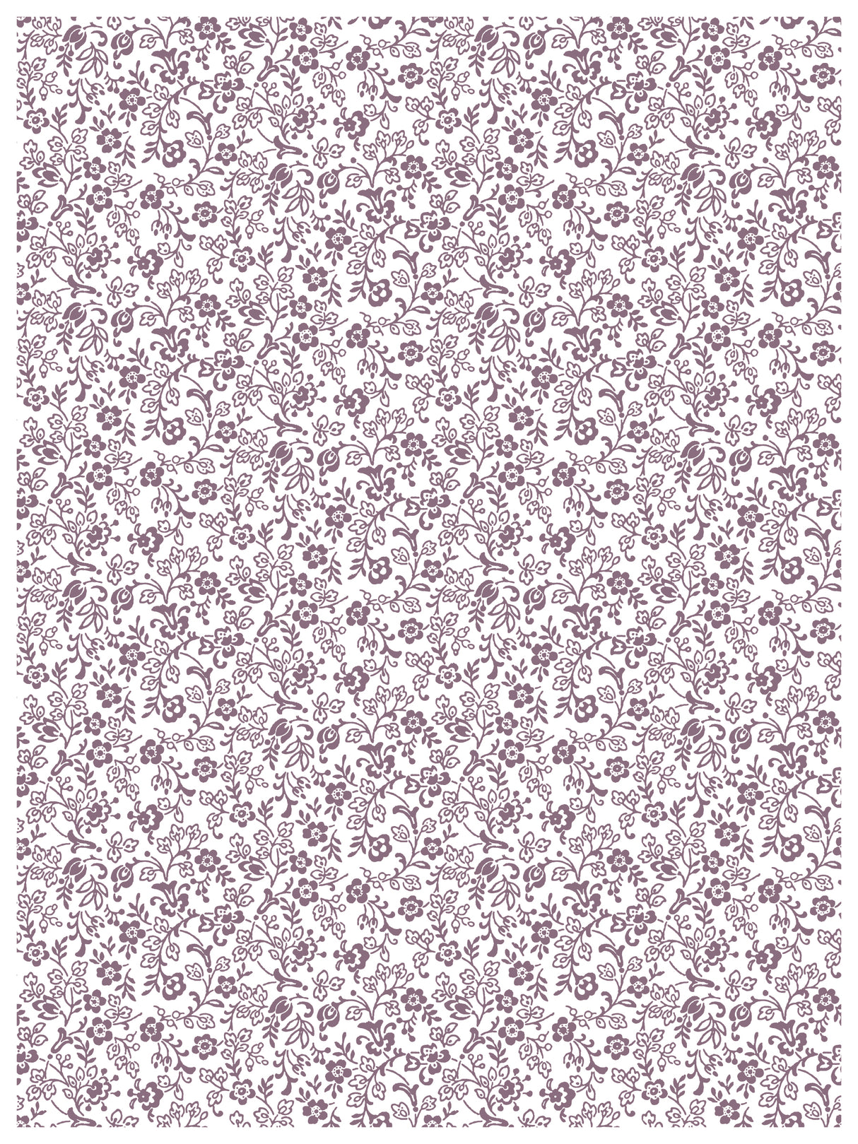 Ditsy Blooms IOD Paint Inlay