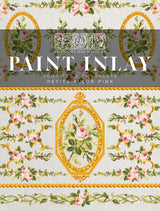 Petite Fleur Pink IOD Paint Inlay