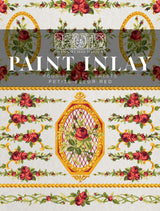 Petite Fleur Red IOD Paint Inlay