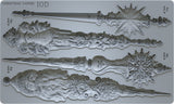 Christmas Tapers IOD Decor Mould