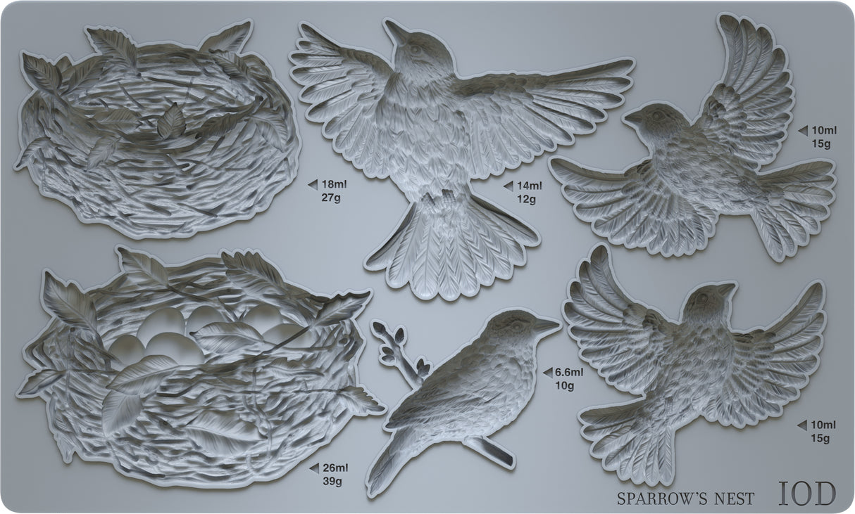 Sparrow’s Nest IOD Decor Mould