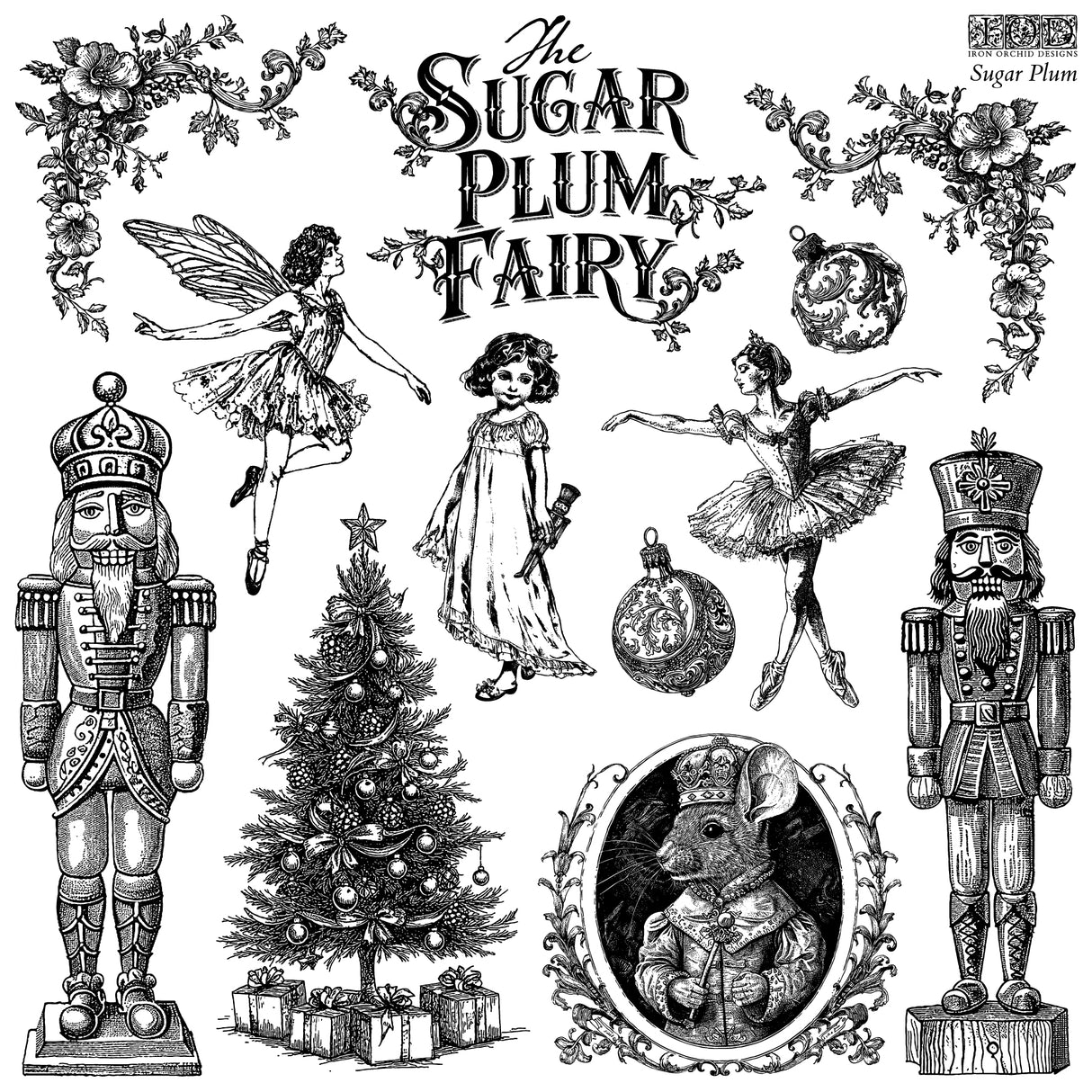 Sugar Plum IOD Decor Stamp