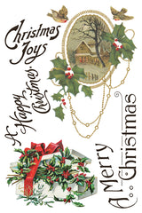 Christmas Joy IOD Transfer