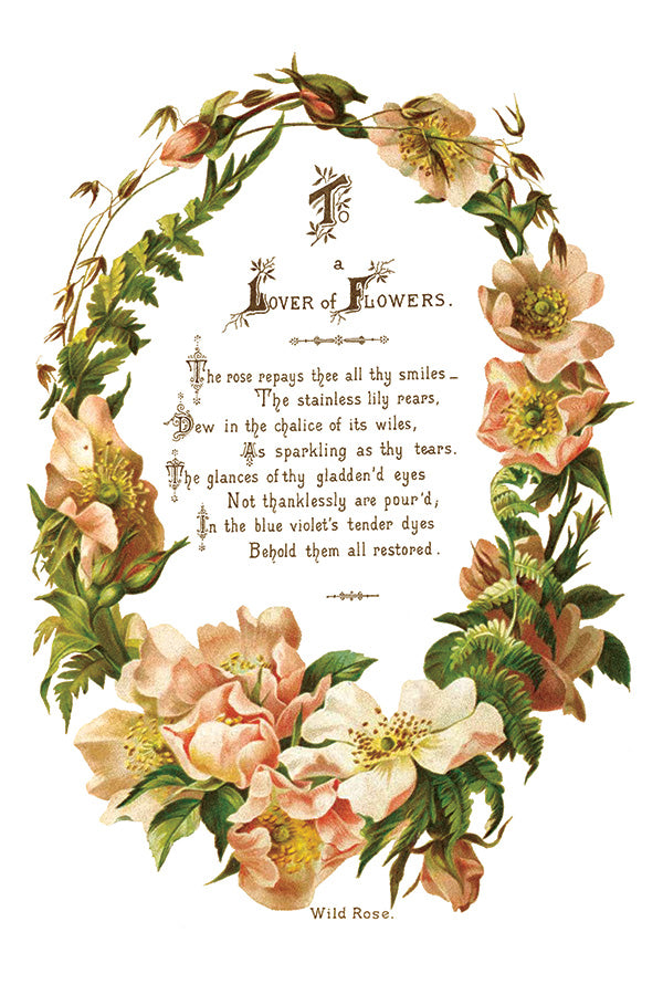 Lover of Flowers IOD Transfer