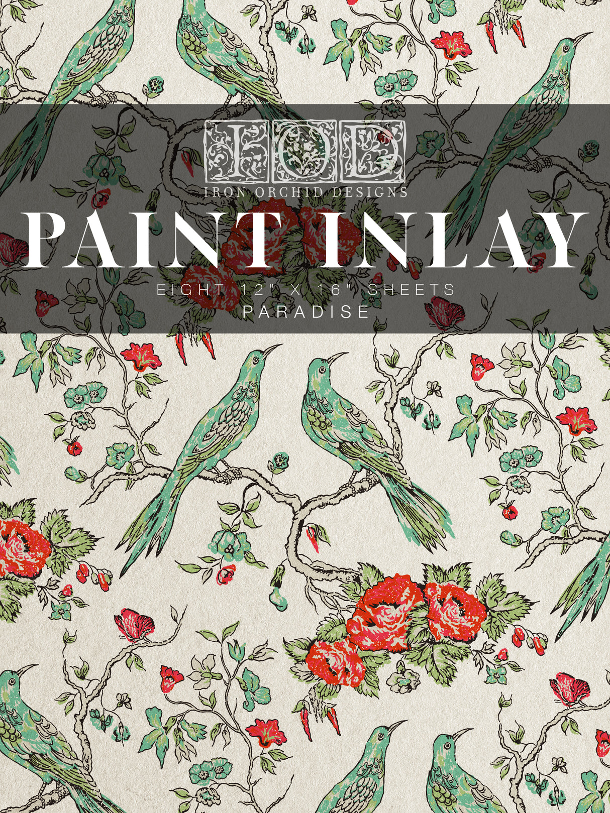 Paradise IOD Paint Inlay