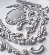 Olive Crest IOD Decor Mould