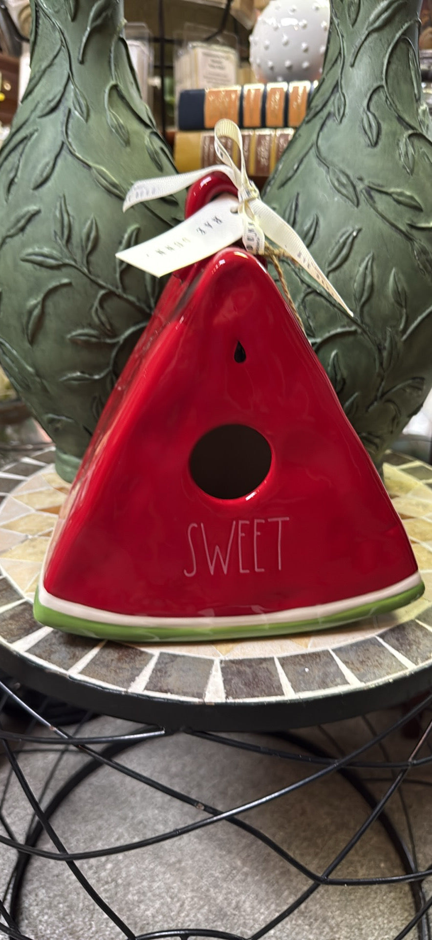 Rae Dunn Sweet Watermelon Birdhouse