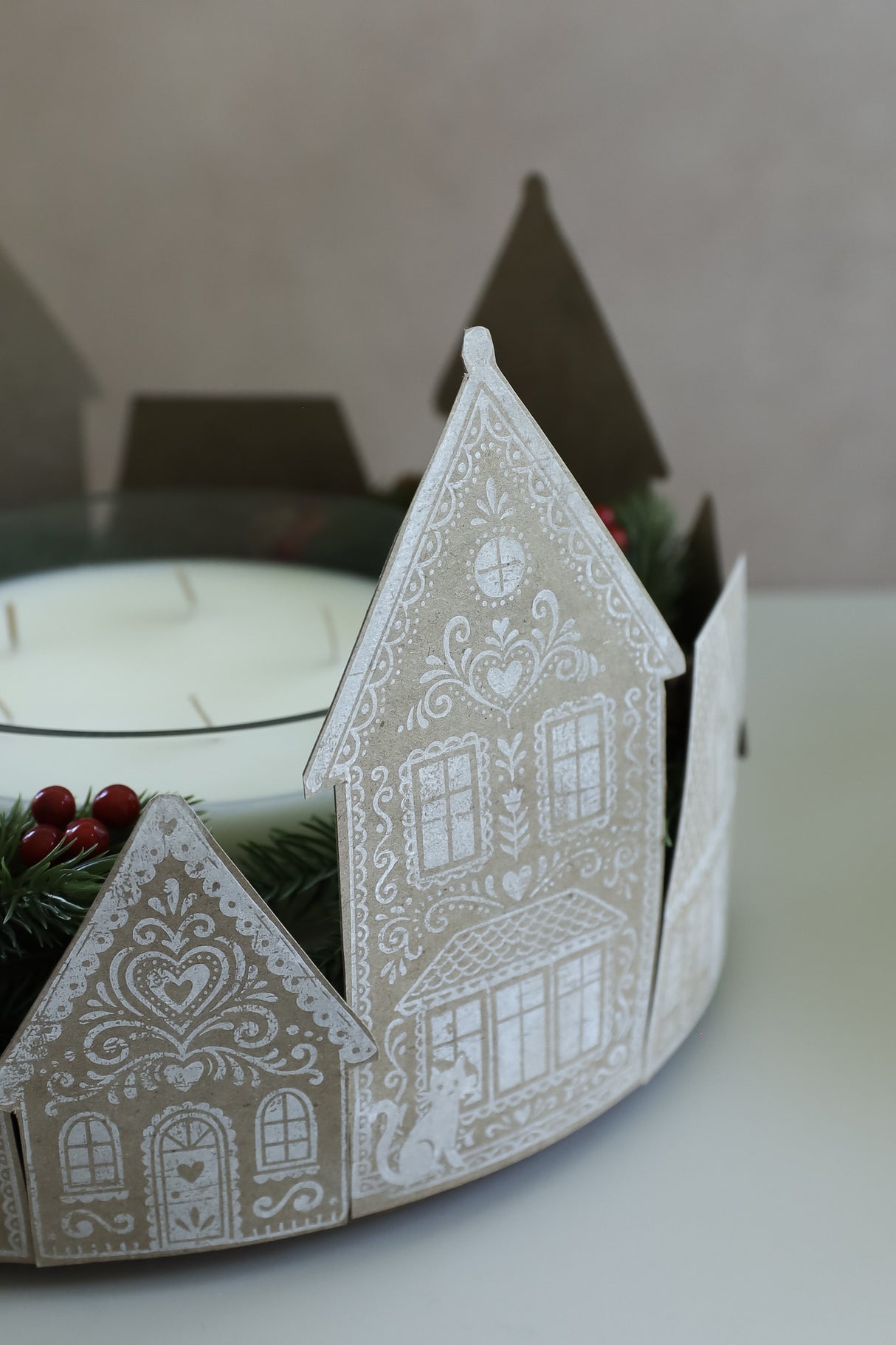 Gingerbread Lane IOD Decor Stamp