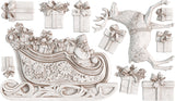 Santa’s Sleigh IOD Decor Mould