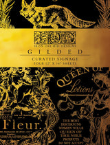 Curated Signage Gilded IOD Foil Tranfer