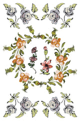 Fairytale Florals IOD Transfer