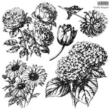 Garden Bouquet IOD Decor Stamp