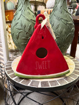 Rae Dunn Sweet Watermelon Birdhouse