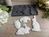 Les Lapins IOD Decor Mould