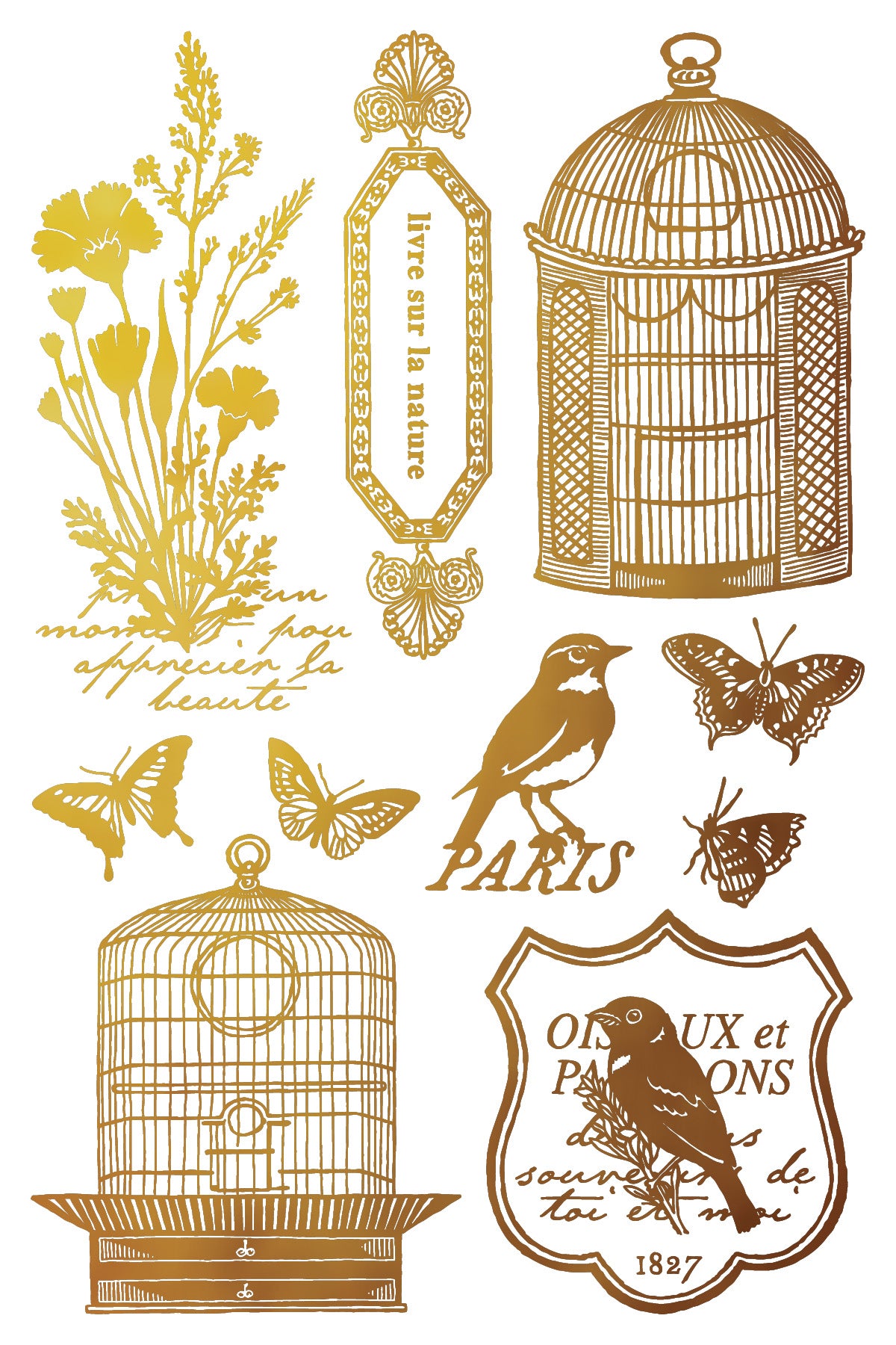 Papillon IOD Foil Transfer