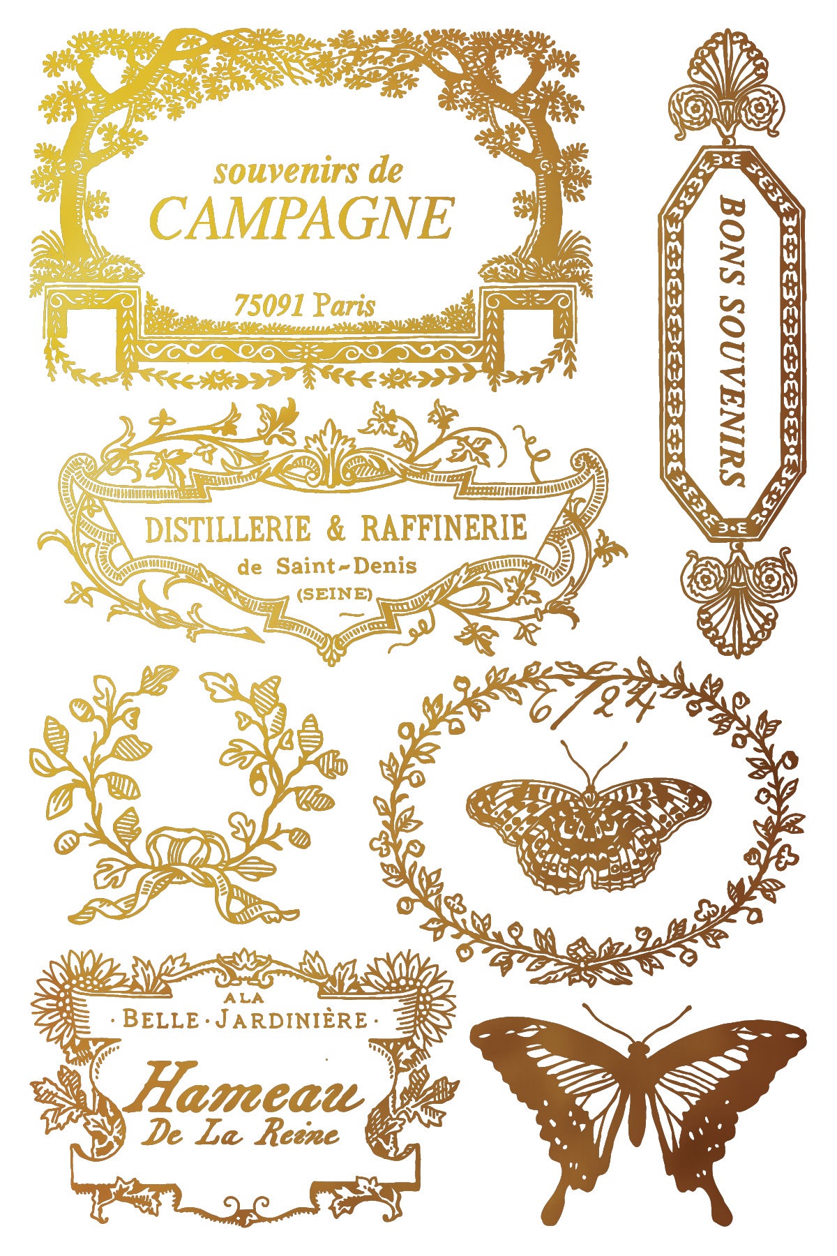 Papillon IOD Foil Transfer