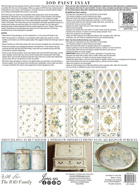 Alfred Peats & Co IOD Paint Inlay