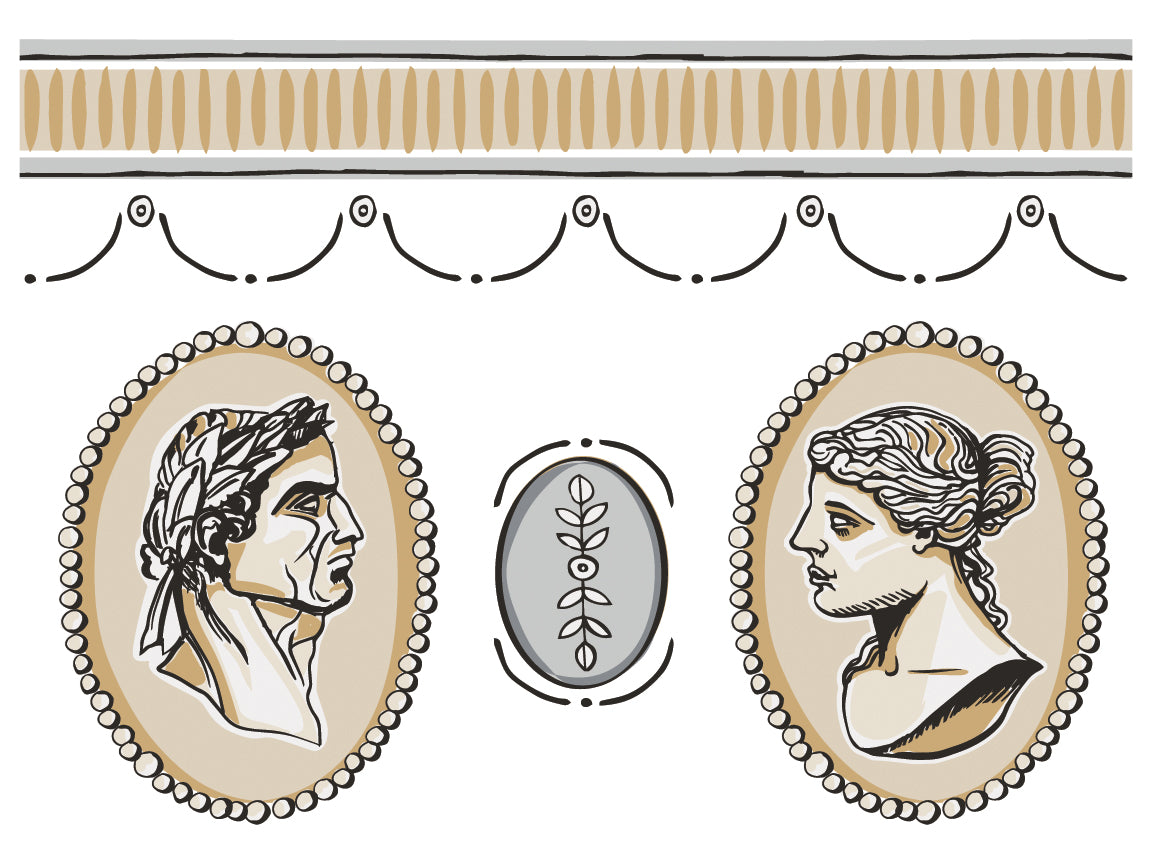 Classical Cameo IOD Paint Inlay