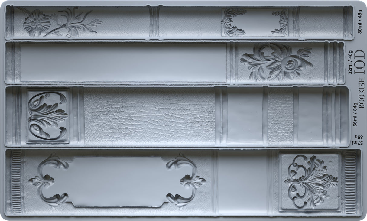 Bookish IOD Decor Mould