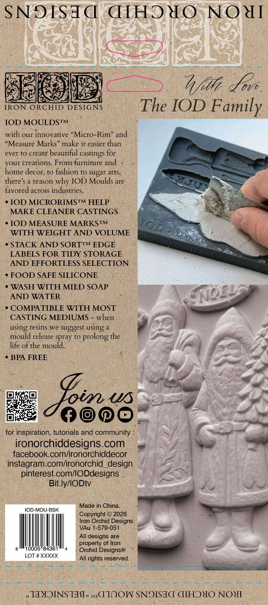 Belsnickel IOD Decor Mould