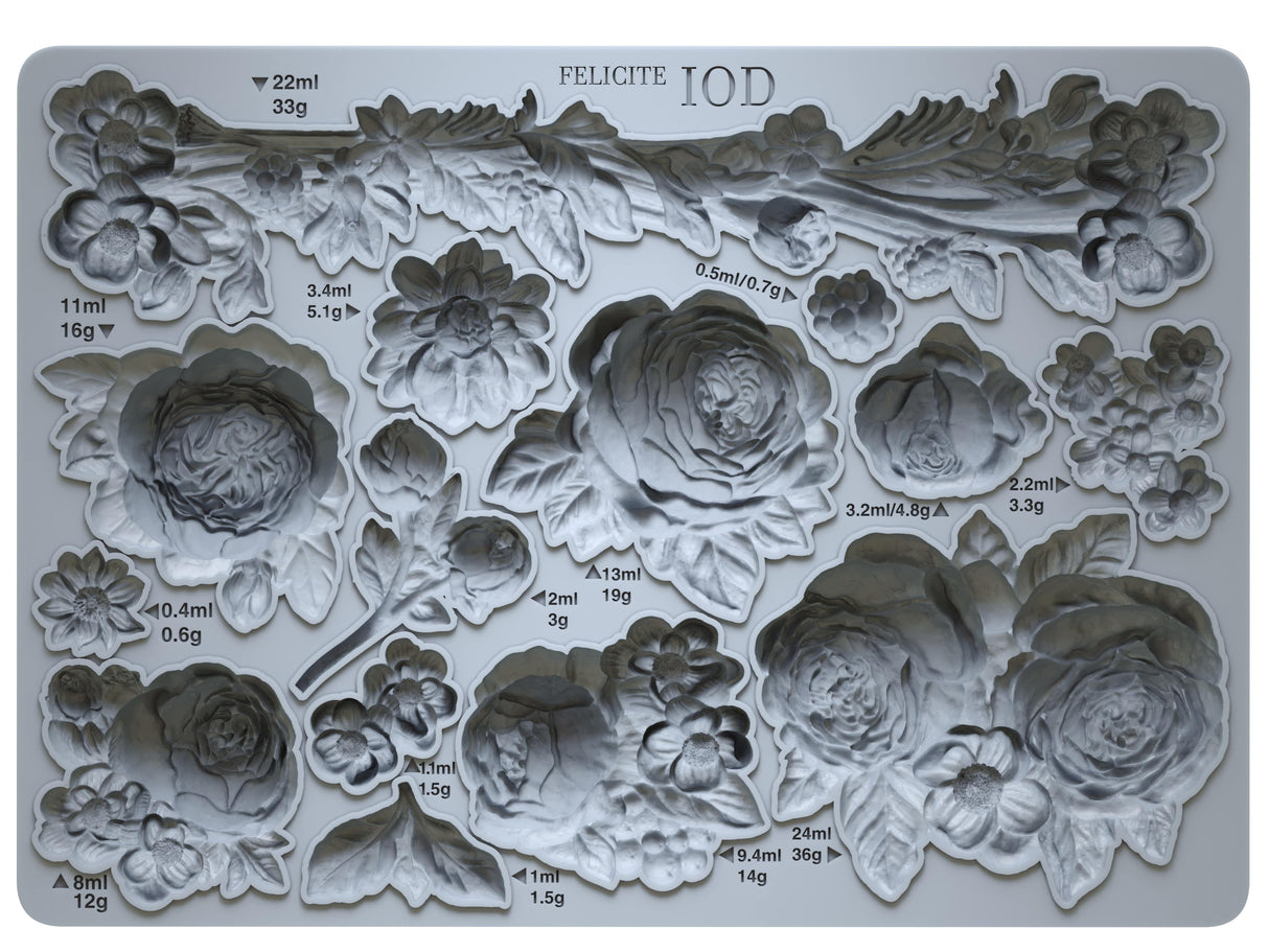 Felicite IOD Decor Mould