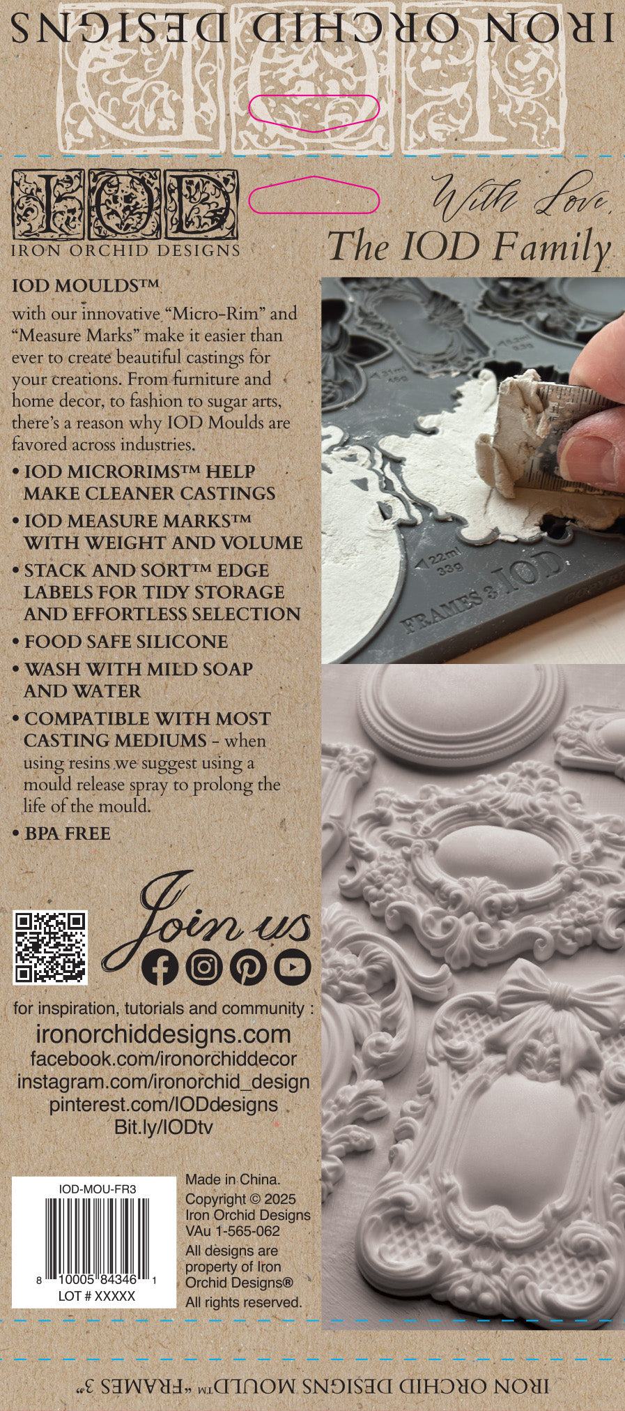 Frames 3 IOD Decor Mould
