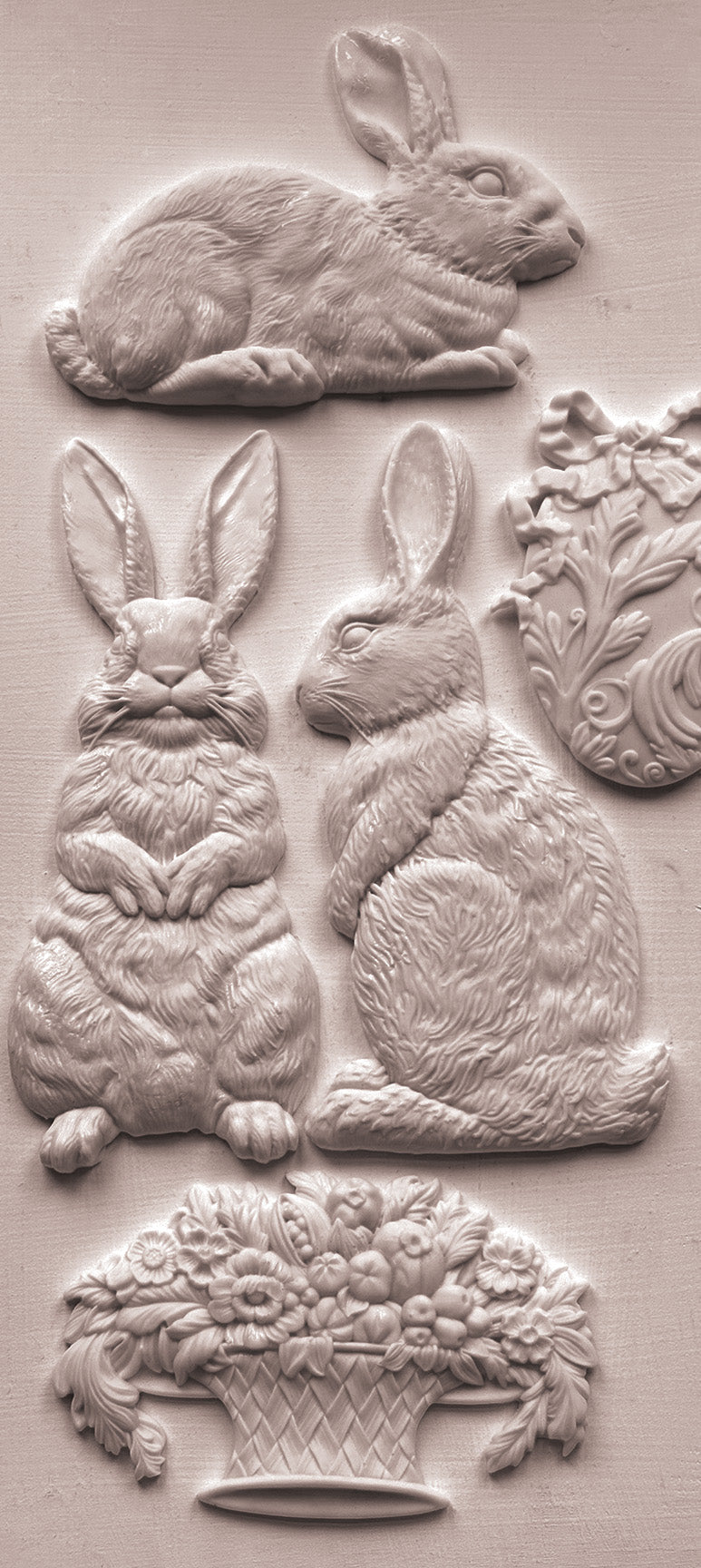 Les Lapins IOD Decor Mould